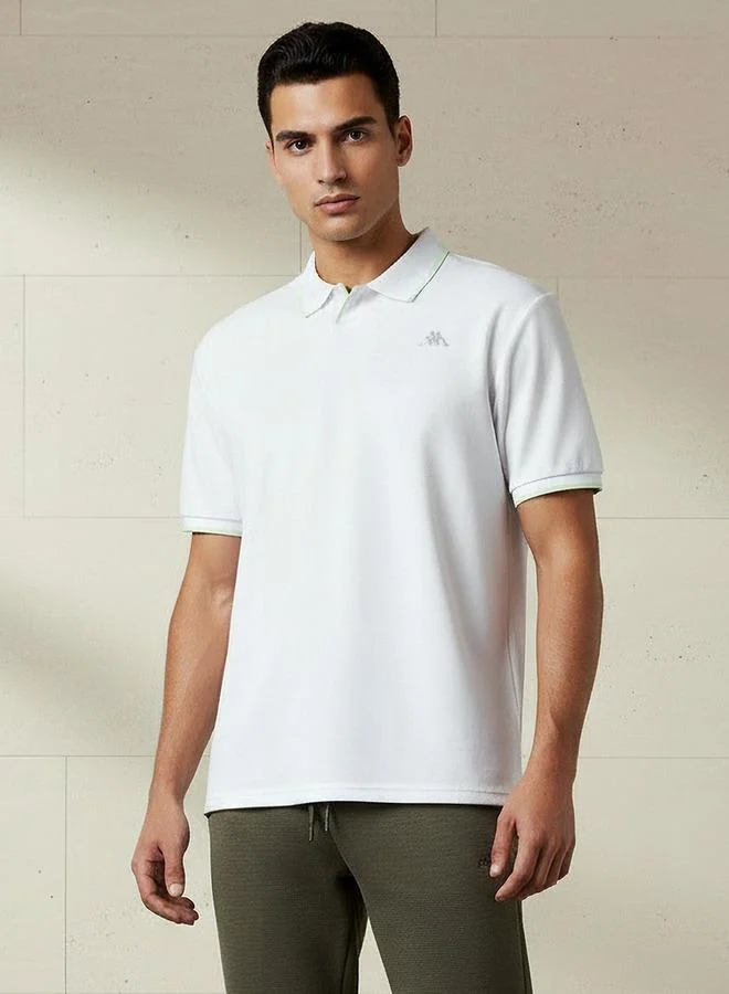 Kappa Kappa Men Pique Detail Polo T-shirt